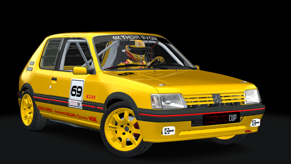 Peugeot 205 GTI Cup, skin vw