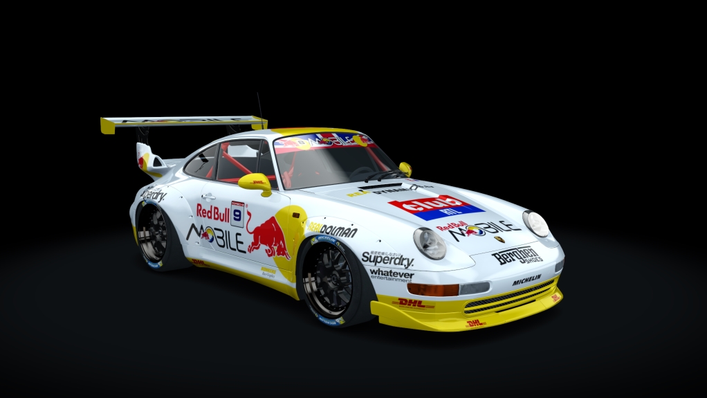 Porsche 911 (993) GT2, skin Redbull_Mobile_9