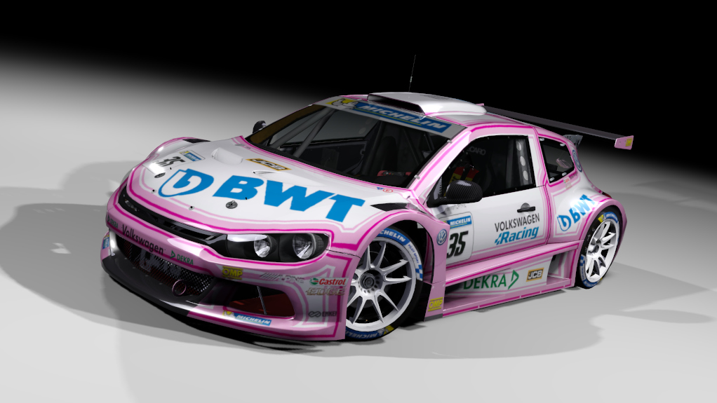 VW Scirocco GC10 V6 jlr, skin MR_035_BWT