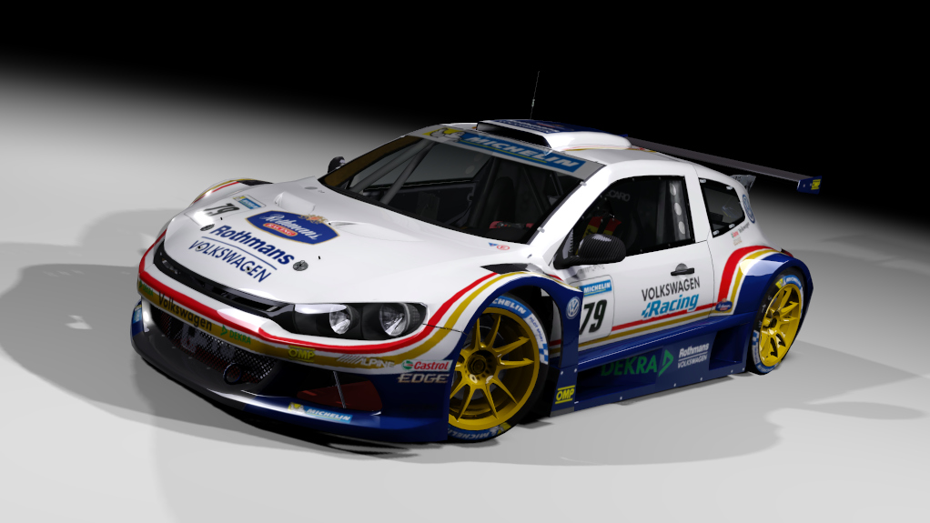 VW Scirocco GC10 V6 jlr, skin MR_079_ROTHMANS