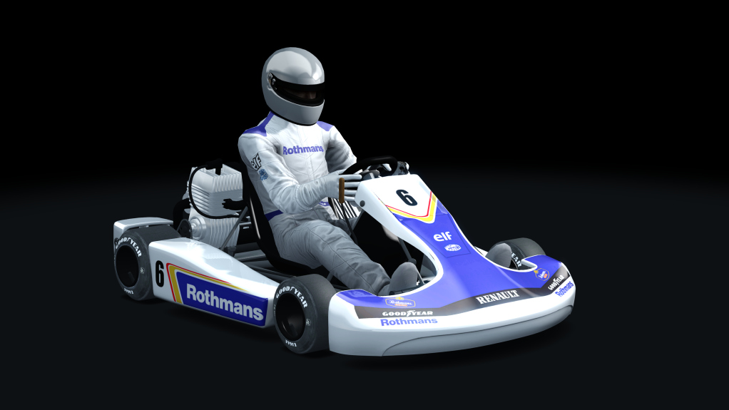 Shifter Kart 125, skin Rothmans