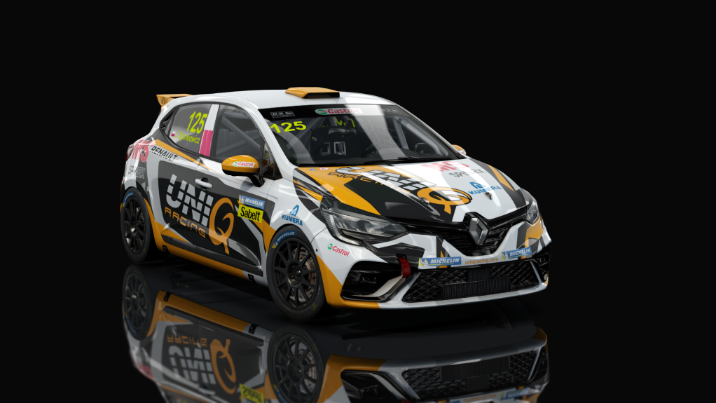 Renault Clio 5 Cup, skin uniqracing_125_spinkiewicz